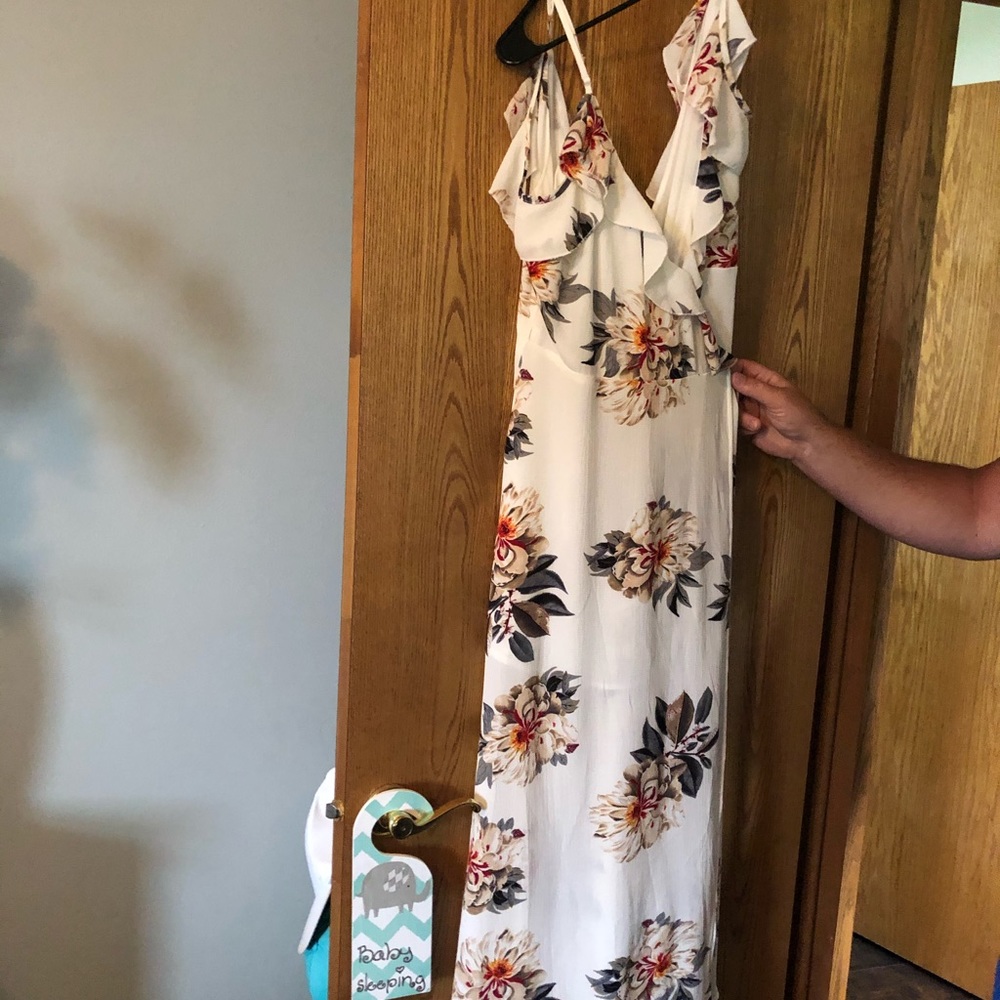 Wrap maxi dress